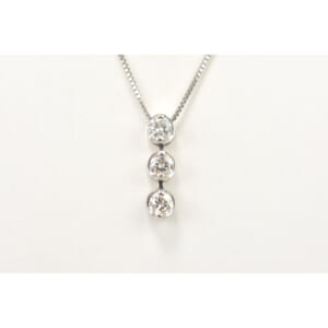 トリロジーネックレス Pt850/Pt900 0.5ct 買取実績【買取日：2025年10月9日】
