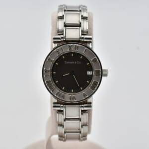 ティファニー アトラス 腕時計 黒文字盤 SS/QZ 買取実績【買取日：2025年10月5日】