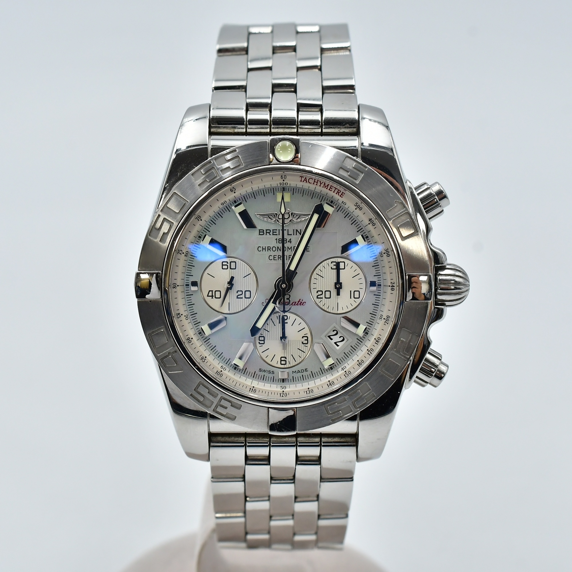ブライトリング クロノマット44 シェル文字盤 SS/AT Bランク