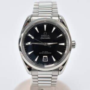 オメガ シーマスターアクアテラ 黒文字盤 SS/AT 220.10.38.20.01.004 買取実績【買取日：2025年10月25日】