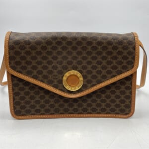 セリーヌ マダカム柄 ショルダーバッグ ブラウン PVC×レザー 買取実績【買取日：2026年1月25日】