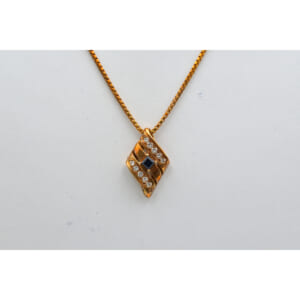K18 サファイアネックレス 0.2ct 0.17ct 買取実績【買取日：2026年1月25日】