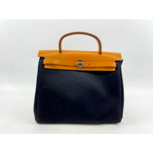 エルメス エールバッグPM トワルオフィシェ×ヴァッシュハンター 黒×ナチュラル SV金具 □G刻印 買取実績【買取日：2025年9月13日】