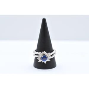 サファイア メレダイヤリング Pt900 0.965ct 0.74ct 買取実績【買取日：2026年1月23日】