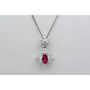 ルビー メレダイヤネックレス Pt900/Pt850 1.03ct 1.54ct 買取実績【買取日：2026年1月26日】