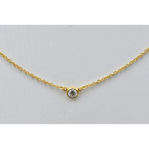 ティファニー バイザヤード ネックレス K18YG 買取実績【買取日：2025年10月10日】