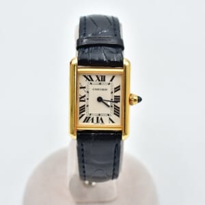カルティエ タンクルイSM アイボリー文字盤 YG×革/QZ W1529856 買取実績【買取日：2026年1月26日】