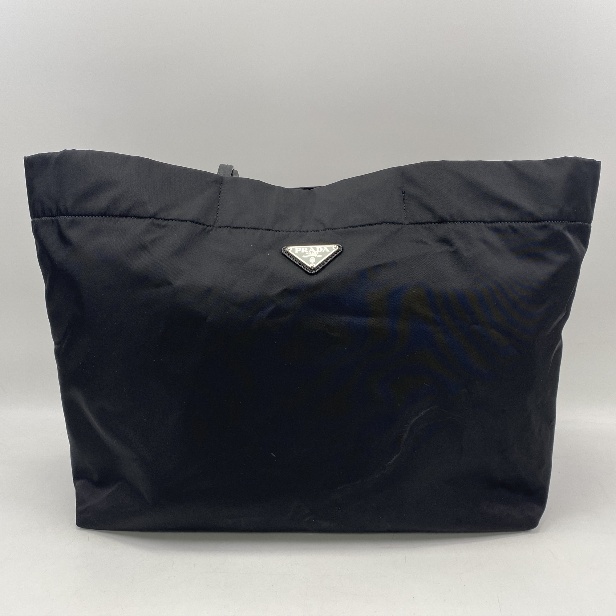 プラダ リナイロン×テスート トートバッグ 黒 ナイロン ABランク