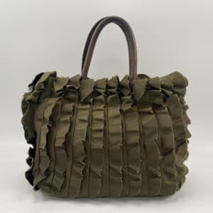 プラダ フリル トートバッグ 緑 ナイロン BN1728 買取実績【買取日：2026年1月8日】