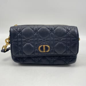 ディオール カロ チェーンポーチ カナージュ 黒 レザー 買取実績【買取日：2026年1月6日】