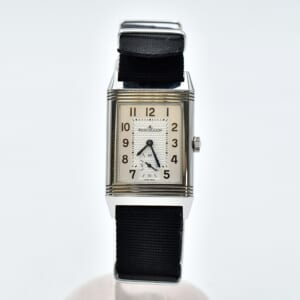 ジャガー・ルクルト レベルソ デュオフェイス シルバー文字盤 SS×革/AT