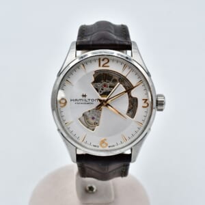 ハミルトン ジャズマスター オープンハート シルバー文字盤 SS×革/AT H32705551 買取実績【買取日：2026年1月18日】