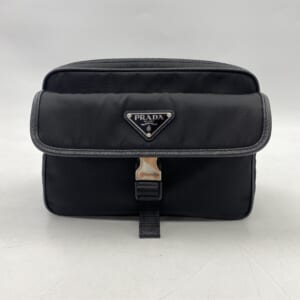 プラダ Re nylon×サフィアーノ ショルダーバッグ 黒 ナイロン×レザー 2VH133 買取実績【買取日：2026年1月19日】