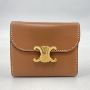 セリーヌ トリオンフ スモールウォレット 三つ折り財布 ブラウン レザー 買取実績【買取日：2026年1月5日】