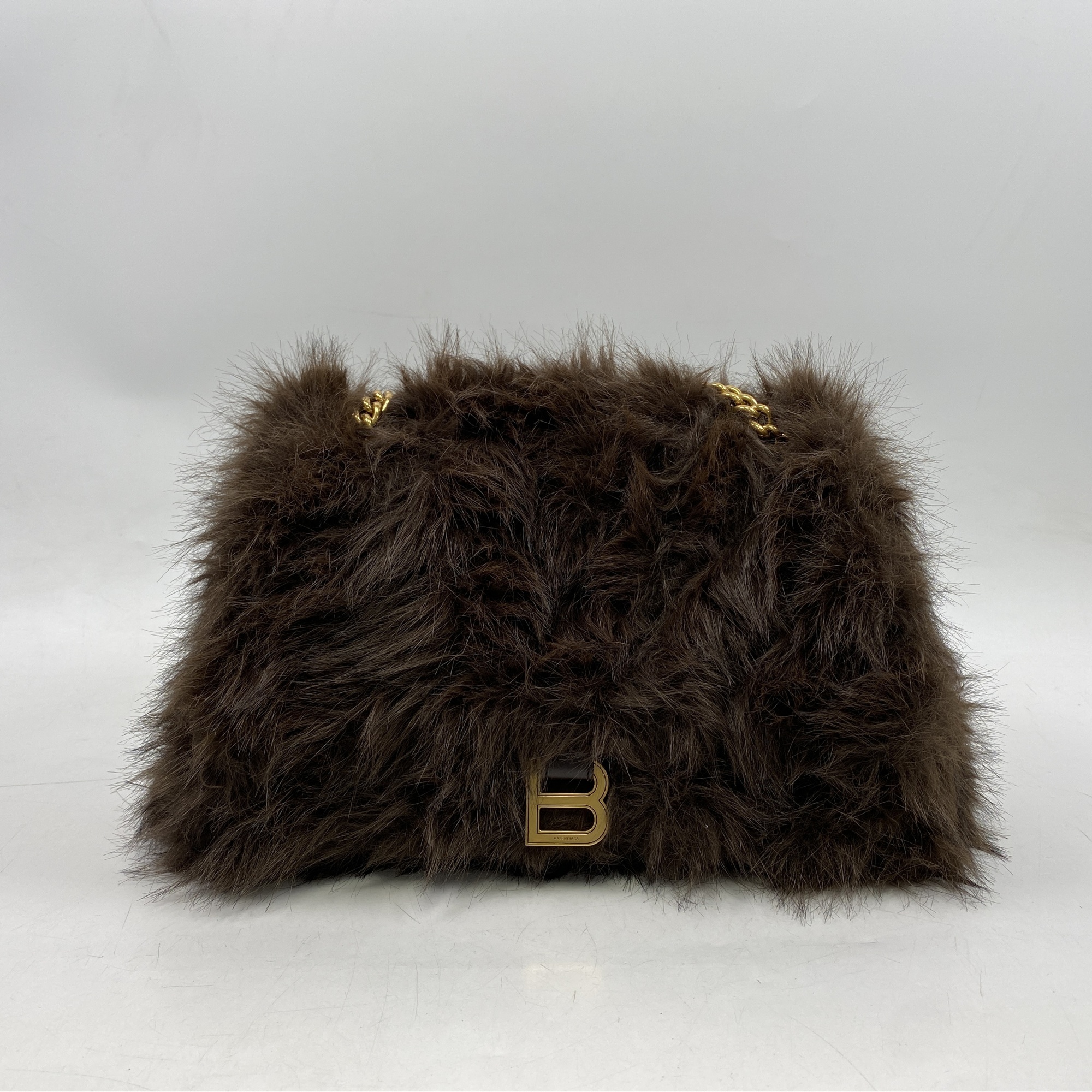 【激レア 美品】バレンシアガ クラッチバッグ 594428 ブラック ファー 激レア 美品】バレンシアガ クラッチバッグ 594428 ブラック ファー