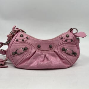 バレンシアガ ル カゴール XS ショルダーバッグ レザー ピンク 671309 買取実績【買取日：2026年1月17日】