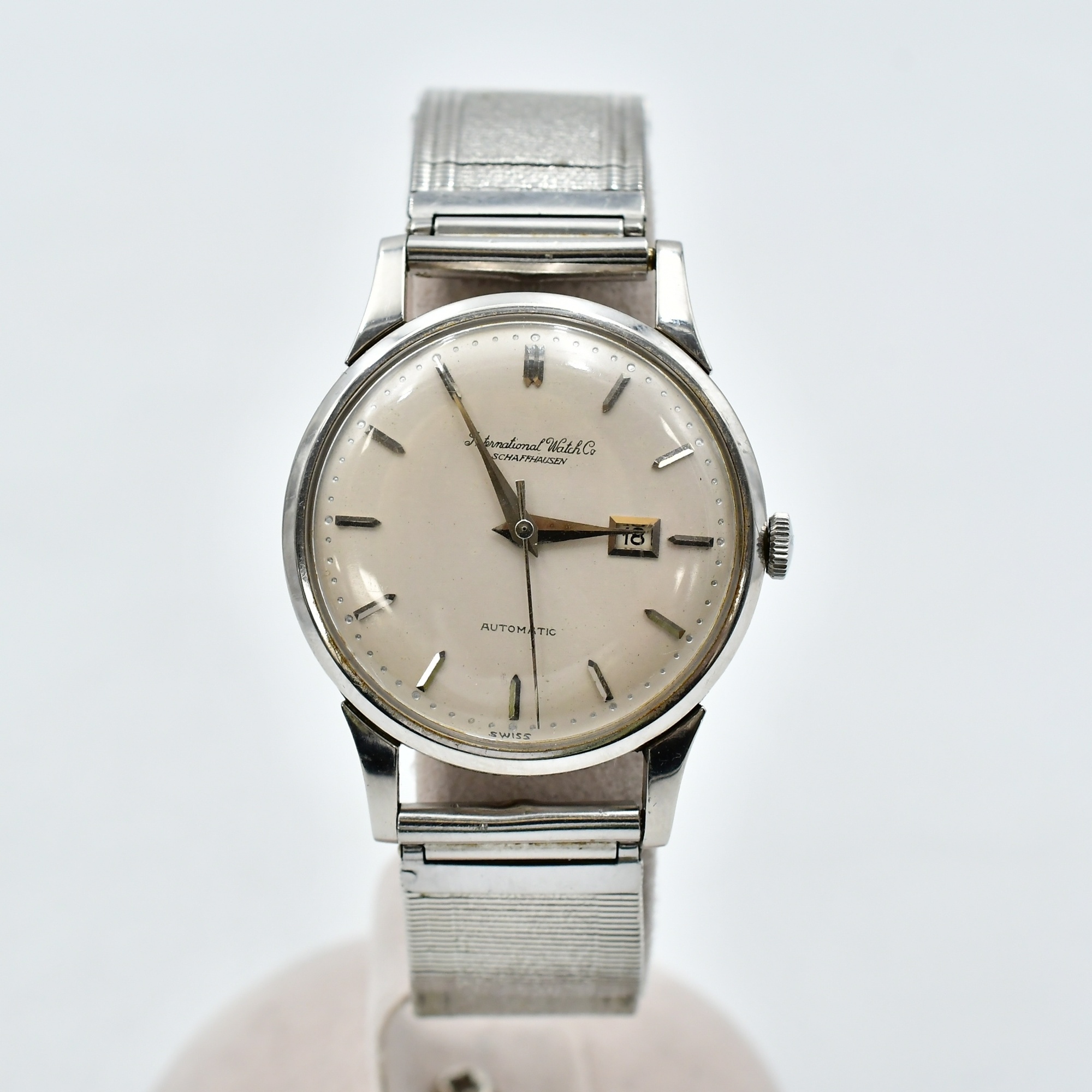 IWC オールドインター シルバー文字盤 SS/AT Bランク