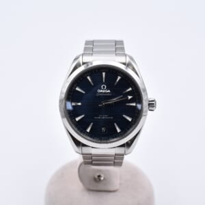 オメガ シーマスター アクアテラ コーアクシャル マスター クロノメーター 青文字盤 SS/AT 220.10.41.21.03.004 買取実績【買取日：2026年1月5日】