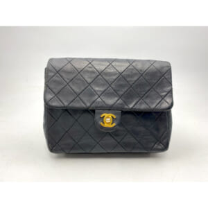 シャネル マトラッセ20 チェーンショルダーバッグ シングルフラップ 黒 ラム GD金具 買取実績【買取日：2025年10月19日】
