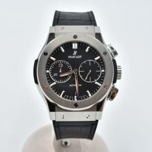 ウブロ クラシックフージョン 黒文字盤 Ti×革/AT 521.NX.1171.LR 買取実績【買取日：2025年10月14日】