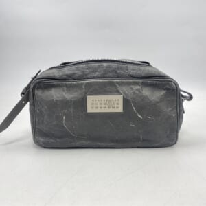 MM6 ニューメリック ロゴ ショルダーバッグ グレー レザー 買取実績【買取日：2026年1月7日】
