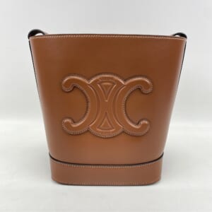 セリーヌ キュイルトリオンフ スモール バケット ショルダーバッグ カーフ タン 113783DU3 買取実績【買取日：2026年1月6日】