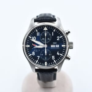 IWC パイロットウォッチ クロノグラフ プティプランス 青文字盤 レザー×SS/AT IW377714 買取実績【買取日：2026年1月16日】