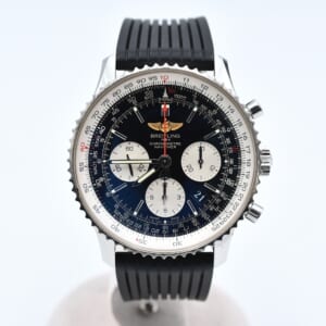 ブライトリング ナビタイマー01 クロノグラフ 黒文字盤 SS×革/AT AB0120 買取実績【買取日：2026年1月8日】