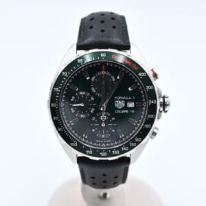 タグホイヤー フォーミュラー1 クロノグラフ キャリバー16 緑文字盤 SS/AT CAZ2016 買取実績【買取日：2026年1月8日】