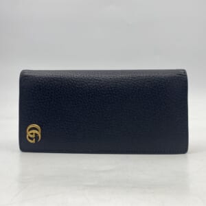 グッチ ダブルG ロングウォレット 長財布 黒 レザー 28470 買取実績【買取日：2026年1月27日】