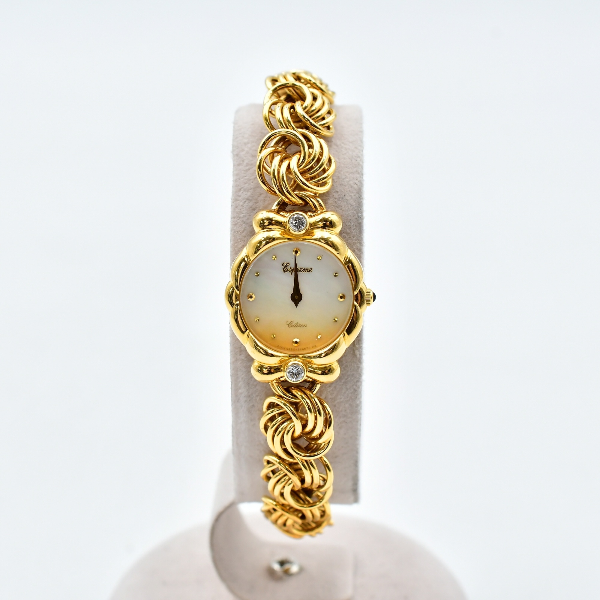 シチズン エスプリーム シェル文字盤 YG/QZ Bランク