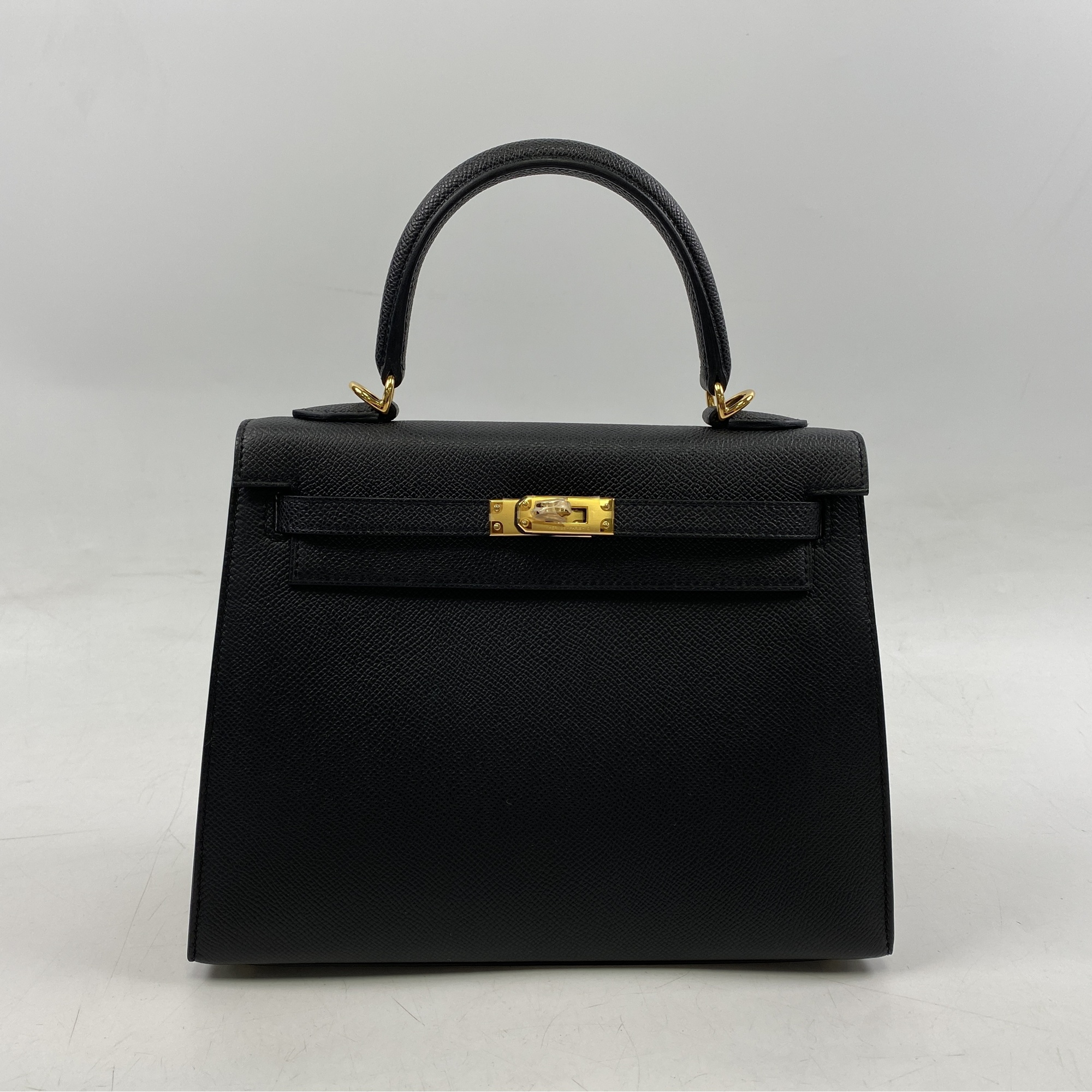 エルメス ケリー25 黒 エプソン GD金具 K刻印 Nランク