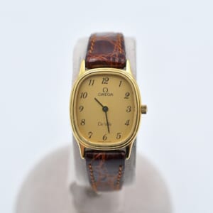 オメガ デヴィル スクエア シャンパン文字盤 SS×革/QZ 買取実績【買取日：2026年1月16日】
