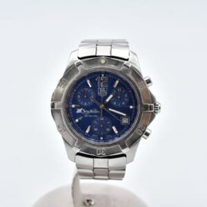 タグホイヤー エクスクルーシブ クロノグラフ セイシェル 青文字盤 SS/QZ CN111D 買取実績【買取日：2026年1月4日】