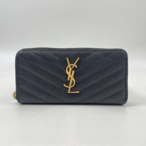 サンローラン ラウンドファスナー 長財布 黒 レザー ロゴ ラウンドジップ 358094 買取実績【買取日：2026年1月5日】