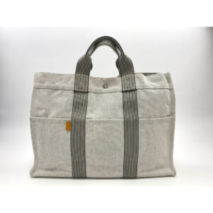 エルメス エールラインGM グレー キャンバス SV金具 買取実績【買取日：2025年3月20日】