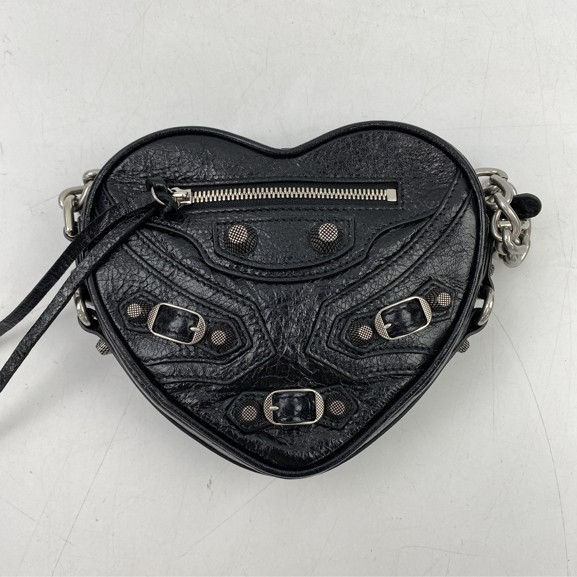 バレンシアガ ルカゴール ハートミニ チェーンショルダーバッグ ミニ