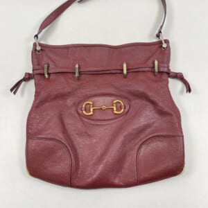 グッチ ホースビット1955 ドローストリング ショルダーバッグ 赤 レザー 602089 買取実績【買取日：2026年1月19日】