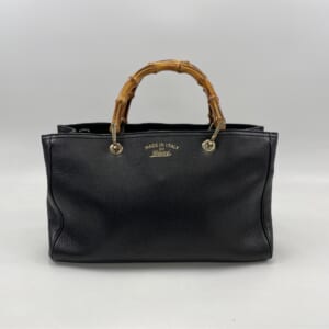 グッチ バンブー 2WAYハンドバッグ レザー 黒 ストラップ無し 323660 買取実績【買取日：2026年1月19日】