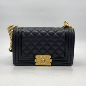 シャネル ボーイシャネル スモール 黒 キャビアスキン 買取実績【買取日：2026年1月23日】