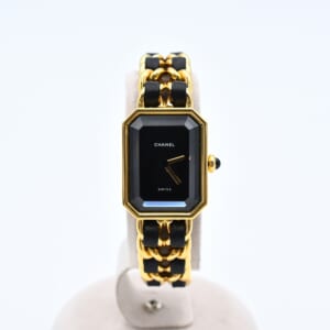 シャネル プルミエールM 黒文字盤 GP×革/QZ H0001 買取実績【買取日：2026年1月27日】