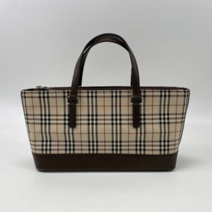 バーバリー ノバチェック ハンドバッグ キャンバス×レザー 買取実績【買取日：2026年1月17日】
