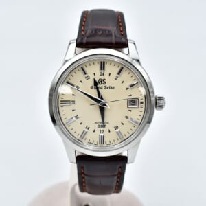 グランドセイコー エレガンスコレクション GMT 9Sメカニカル アイボリー文字盤 SS×革/AT SBGM221 買取実績【買取日：2026年1月20日】