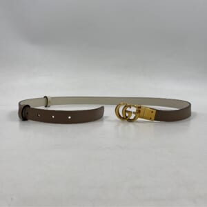 グッチ GGマーモント ベルト ベージュ レザー 659418 買取実績【買取日：2026年1月6日】