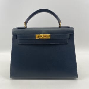 エルメス ケリー28 黒 ネゴンダ 〇W刻印 GD金具 買取実績【買取日：2026年1月17日】