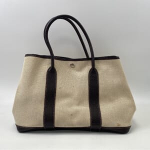 エルメス ガーデンパーティMM ブラウン ネゴンダ×トワルアッシュ □H