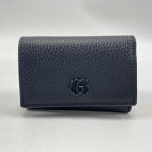 グッチ GGマーモント 3つ折り財布 黒 レザー N 見3 644407 買取実績【買取日：2026年1月6日】