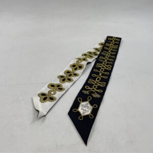 エルメス ツイリー ガロン・エ・ブランデンブルグ 黒×白 シルク 買取実績【買取日：2026年1月4日】