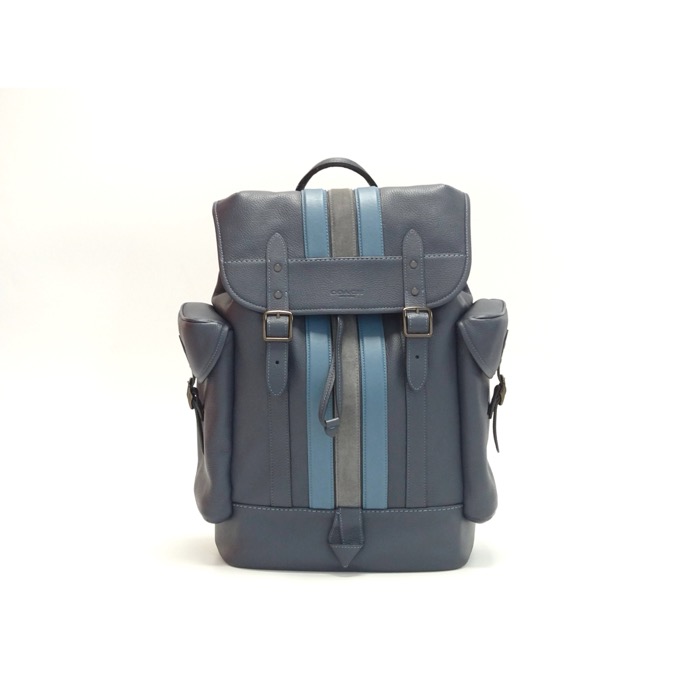 コーチ バックパック バーシティストライプ レザー C5338 Aランク