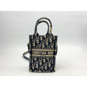 ディオール オブリーク ミニ バーティカル 2WAYショルダーバッグ 青 キャンバス S555CRIW 買取実績【買取日：2026年1月25日】